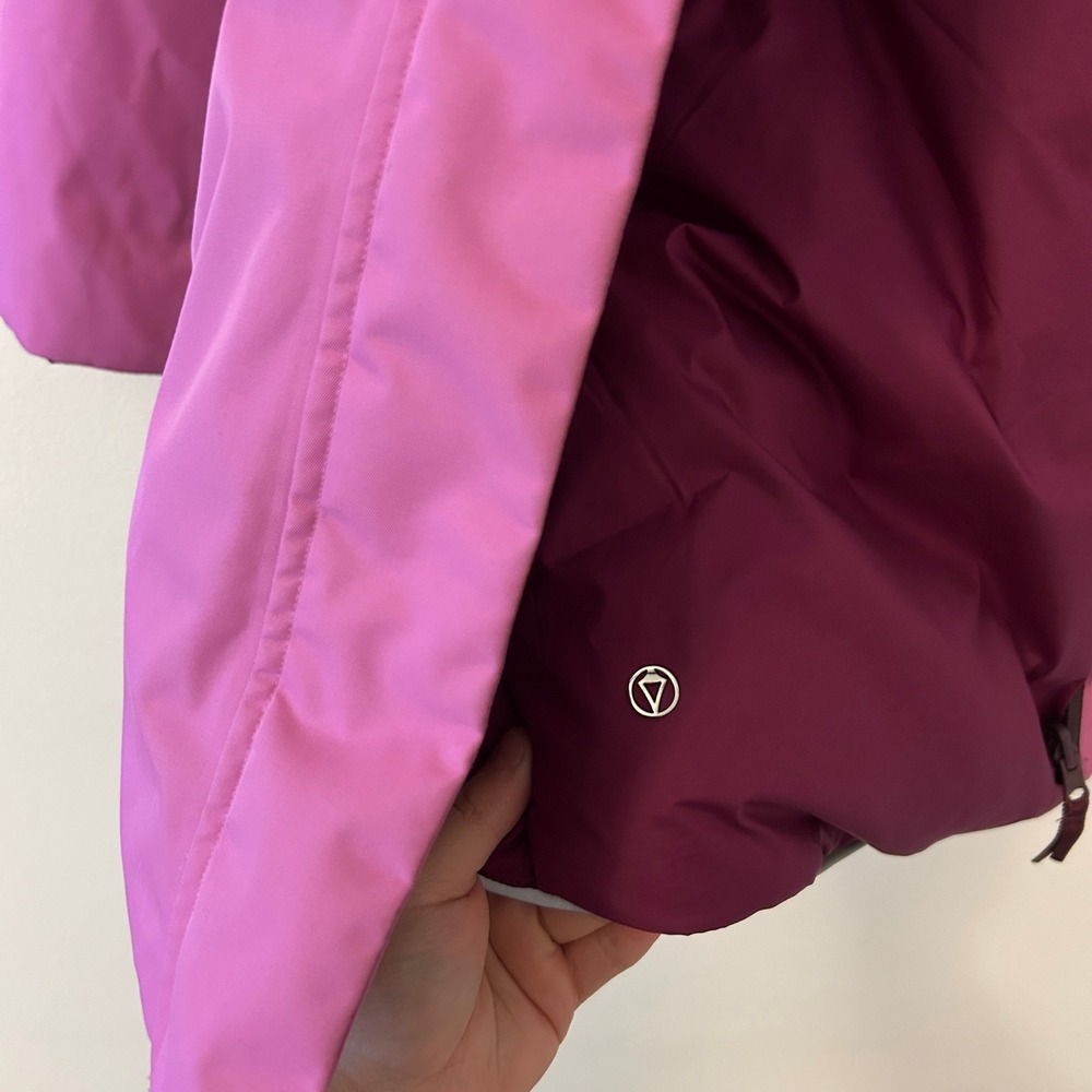 Ivivva By Lululemon Girls Knock Down The Cold Jacket Reversible Goose Down 10 - Picture 6 of 10